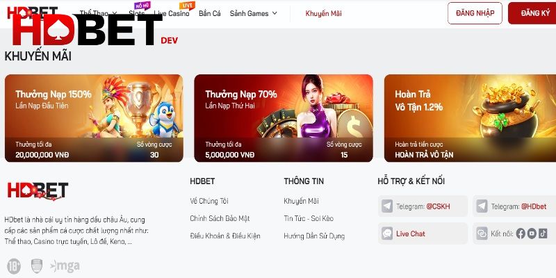 Ưu đãi tân thủ hấp dẫn