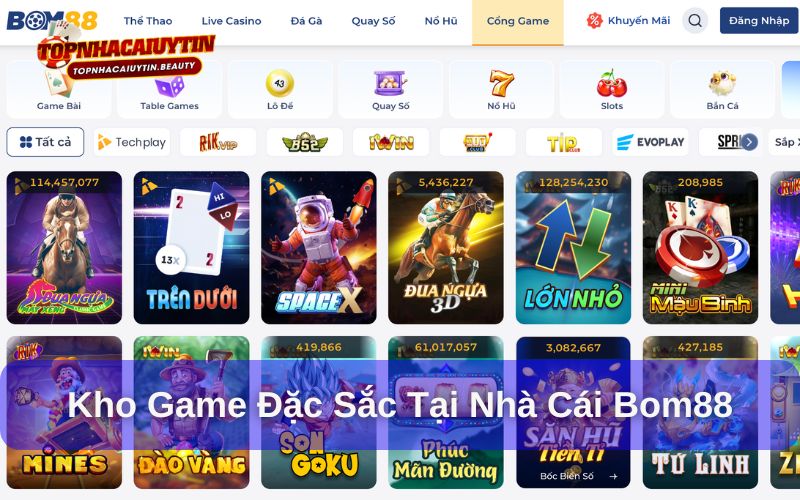 Bom88 cung cấp hệ thống cá cược đa dạng